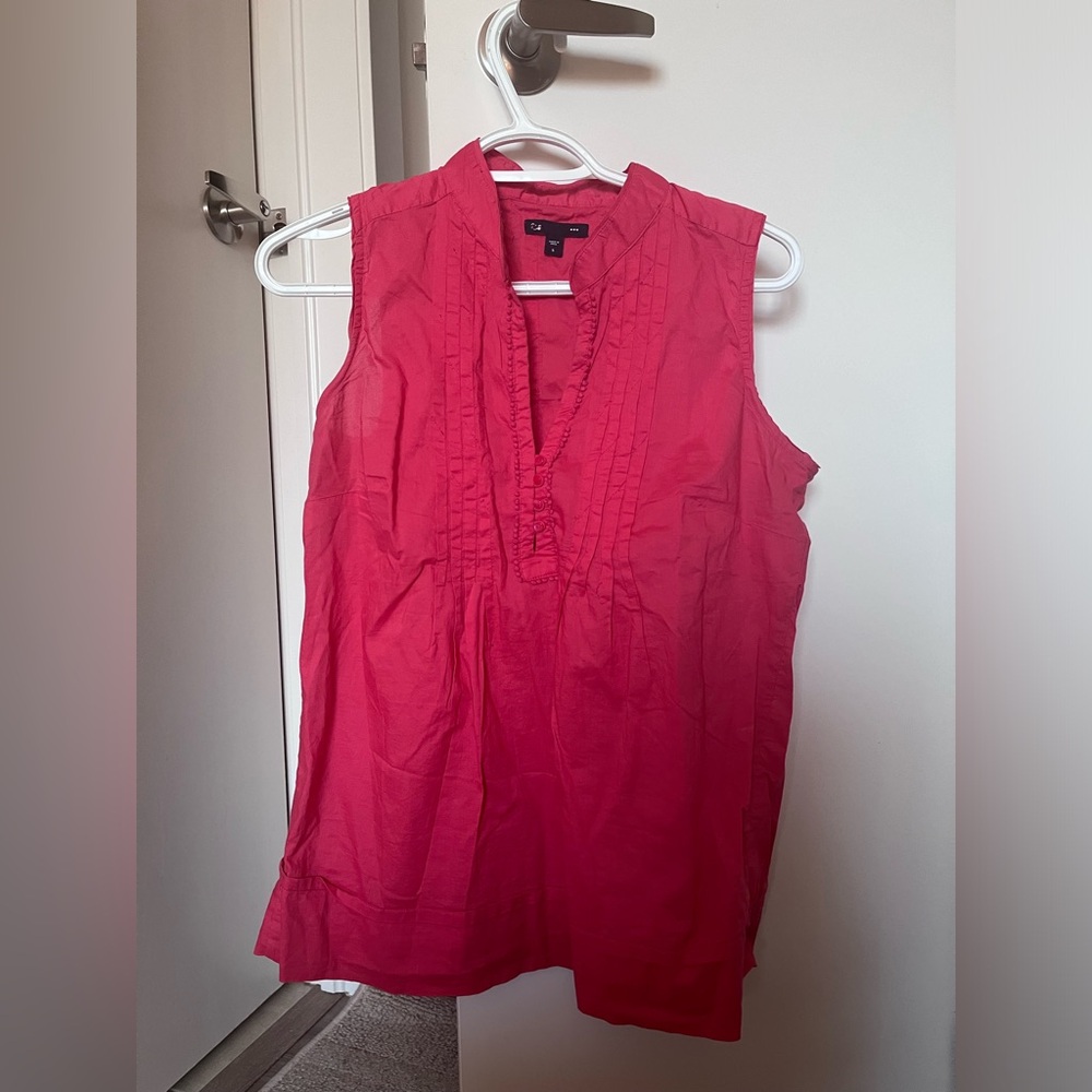 Women's Sleeveless Pink Top size S